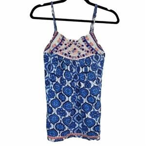 Lucky Brand Blue Tank Top Small